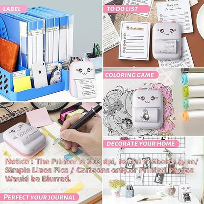 Inkless Bluetooth Pocket Printer 😍