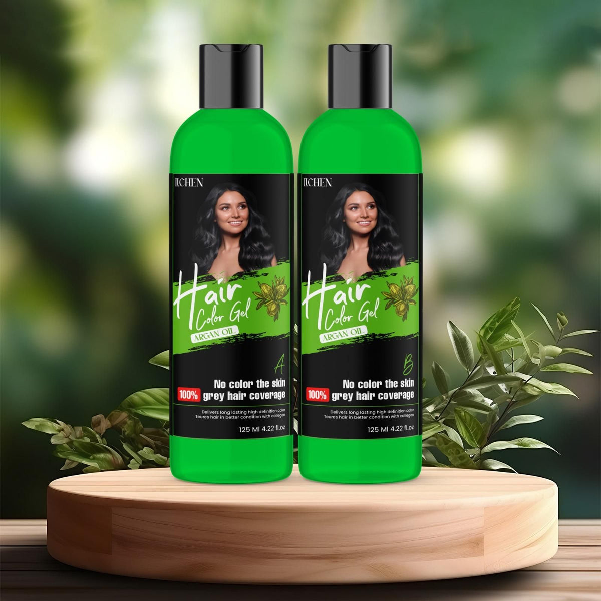 Fruit Vinegar Gel Based Black Hair Color